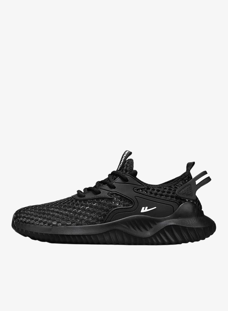 BABAYA Men Textured Lace Up Sports Sneakers - Image 1